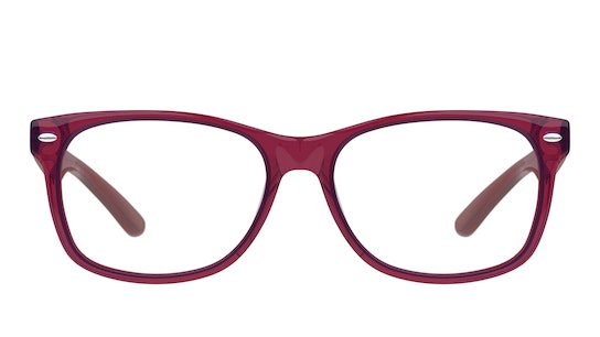 Unofficial UN OT0108 (VV00) Children's Glasses Transparent / Red